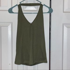 Fashion Nova olive halter top